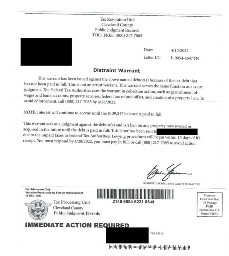 How To Know If You Have Received A Fake IRS Collection Letter IRS Tax Attorney Howard Levy