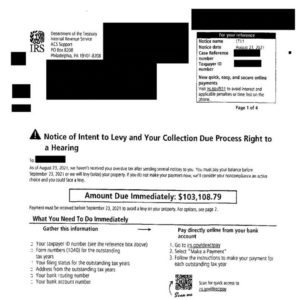 How To Know If You Have Received A Fake IRS Collection Letter - IRS Tax ...